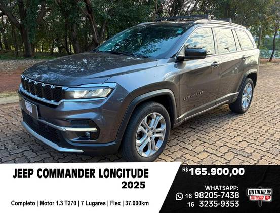 JEEP COMMANDER 1.3 T270 TURBO FLEX LONGITUDE AT6 JEEP COMMANDER 1.3 T270 TURBO FLEX LONGITUDE AT6